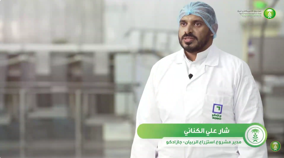 مشروع استزراع الروبيان جازادكو
